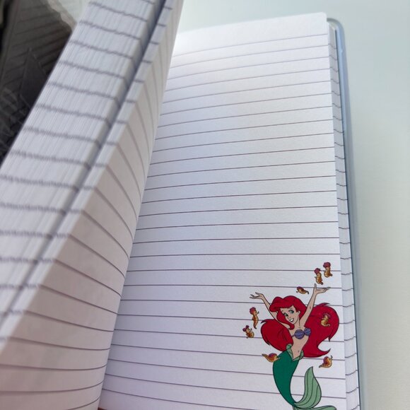 3595 DISNEY PARKS DISNEYLAND DISNEYWORLD LITTLE MERMAID COLLECTOR NOTEBOOK - Picture 2 of 8